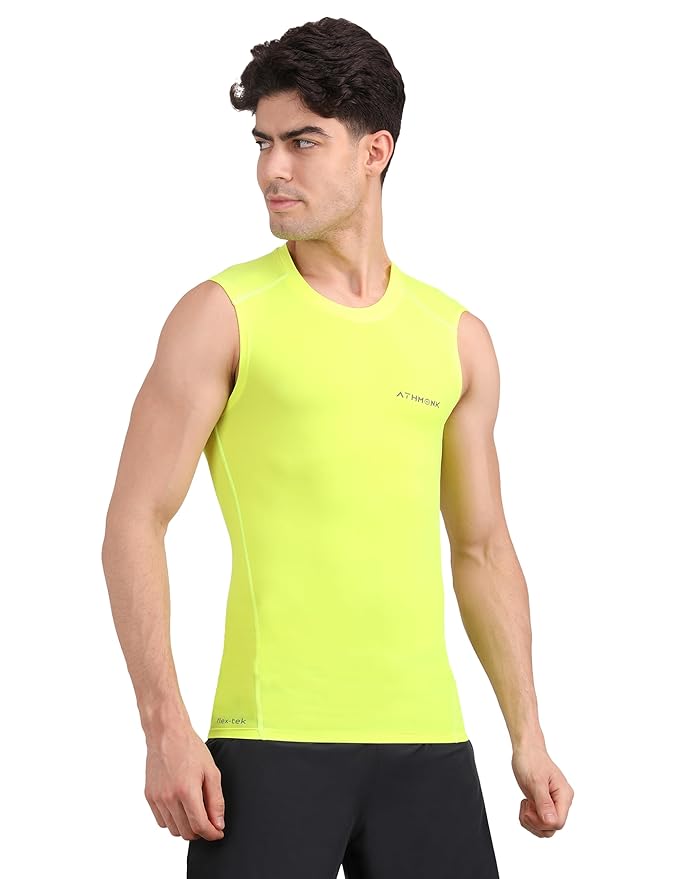 Compression Vest Tank Body Shaper Without Sleeve for Men